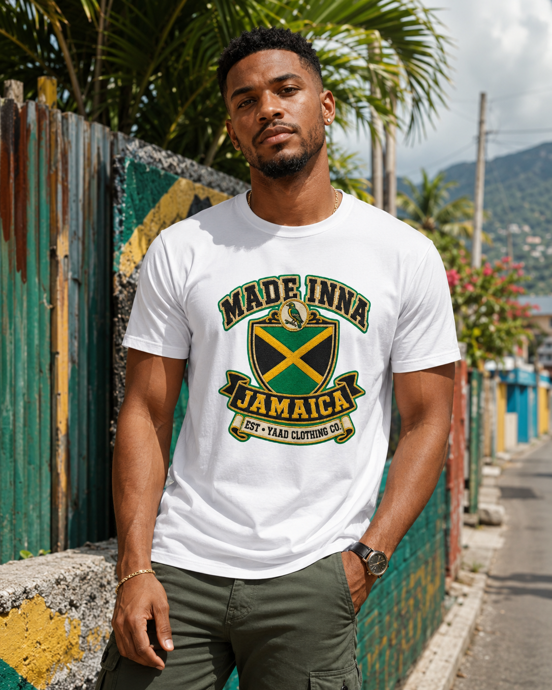 Made Inna Jamaica tee — Kingston street