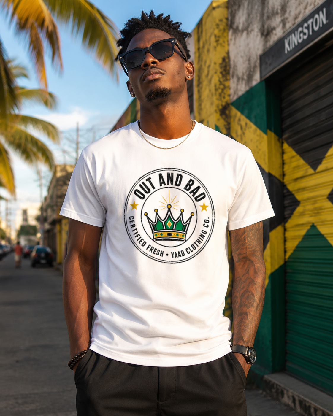 Out And Bad tee — Kingston street